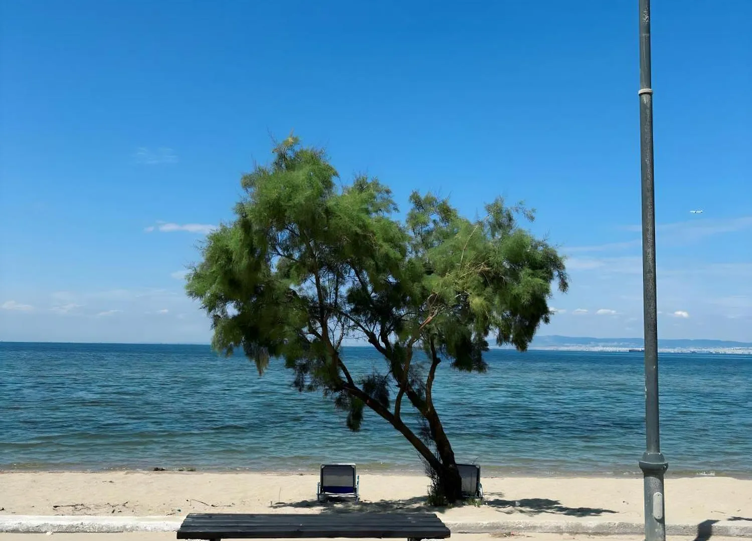 Minu Sonniges Studio In Direkter Strandnaehe, Schnelles Internet, Freies Parken, Nahe Flughafen Peraia